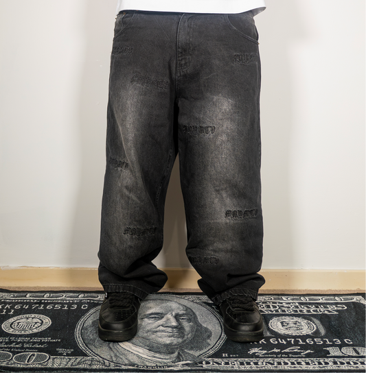 BLACK WASH DENIM