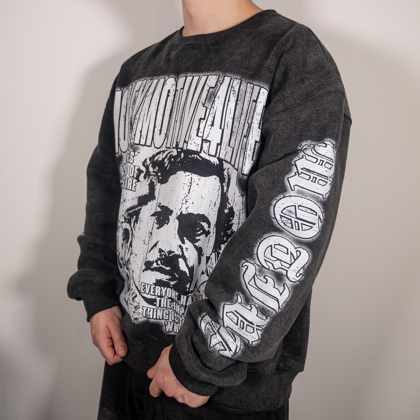 STONE GREY SWEATER