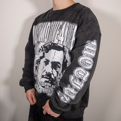 STONE GREY SWEATER