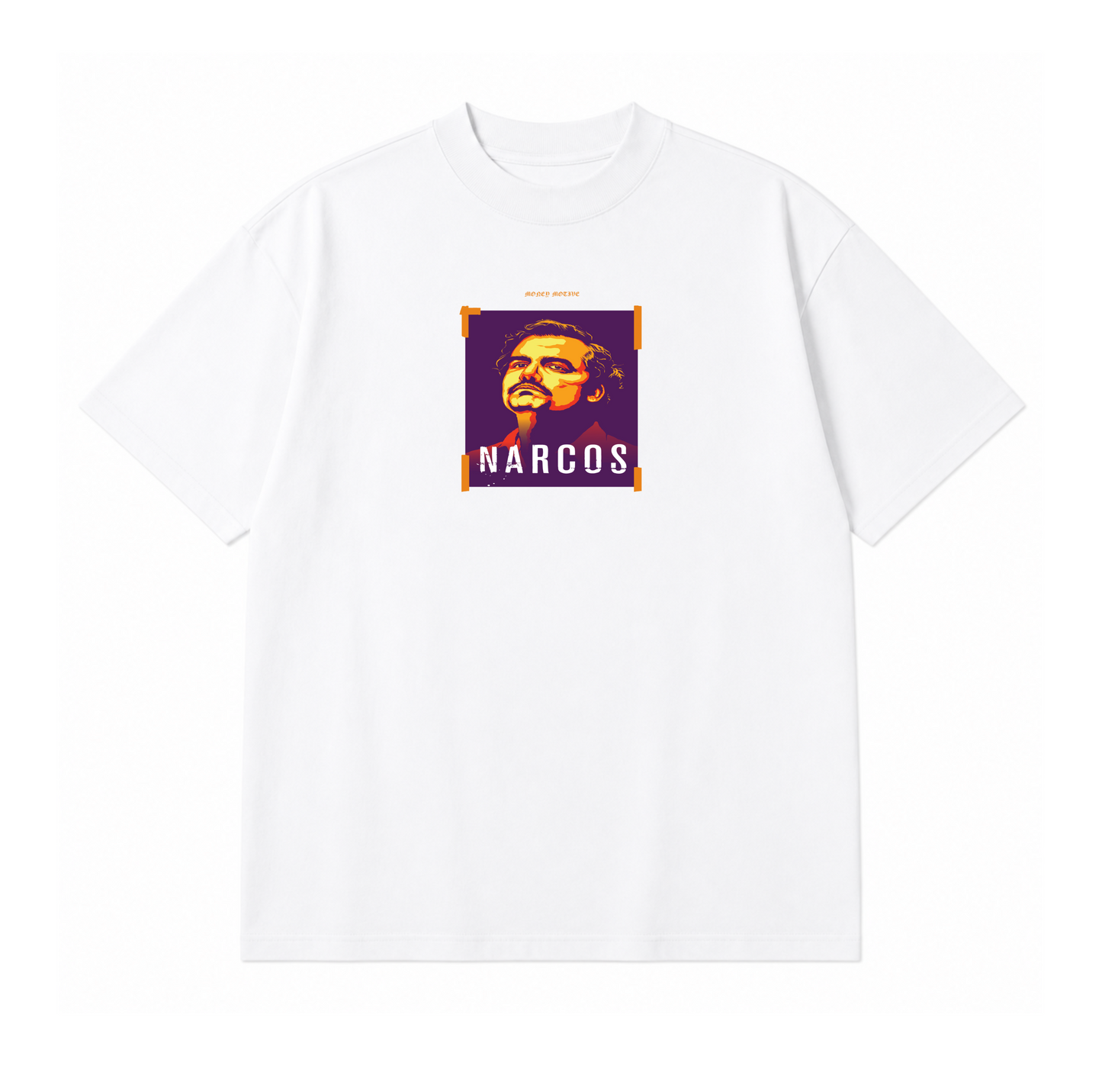 WHITE NARCOS TEE