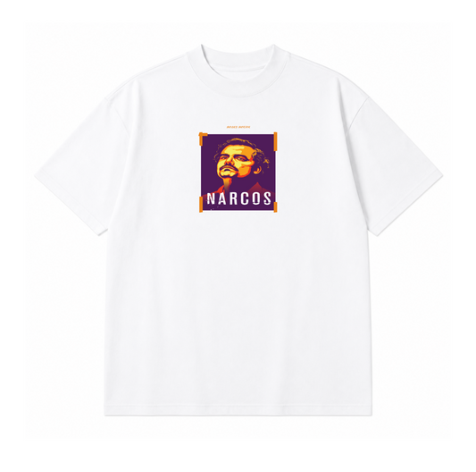 WHITE NARCOS TEE