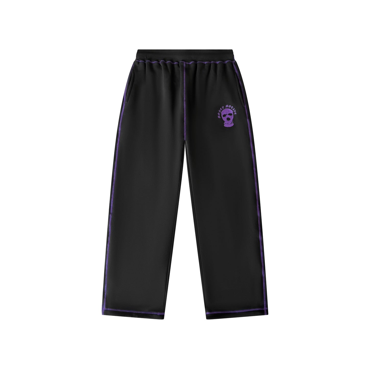 PURPLE/ BLACK SWEATPANTS