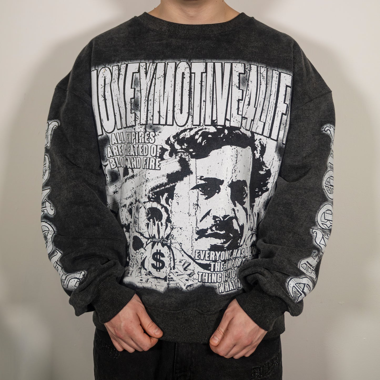 STONE GREY SWEATER